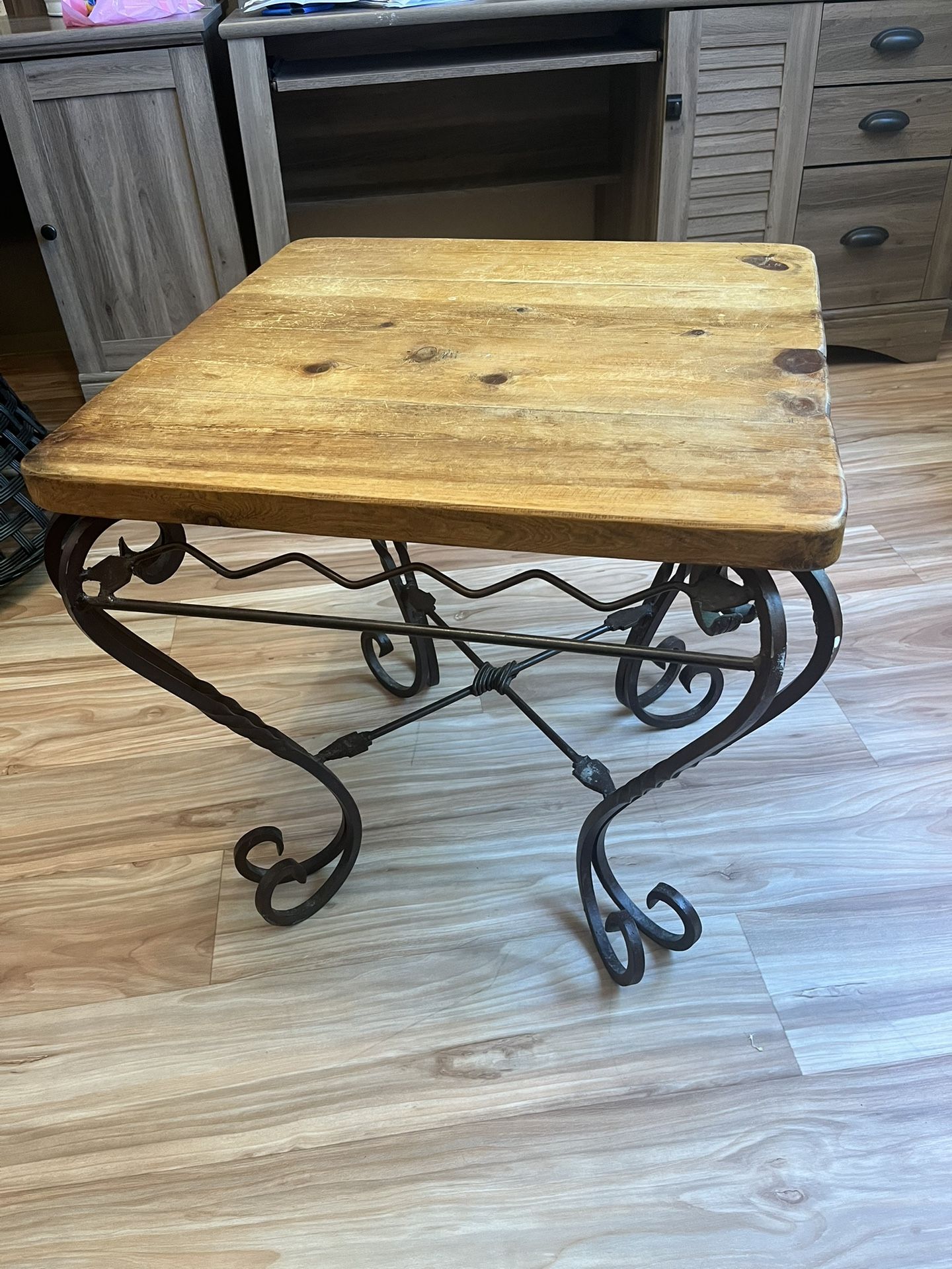 end table, western theme