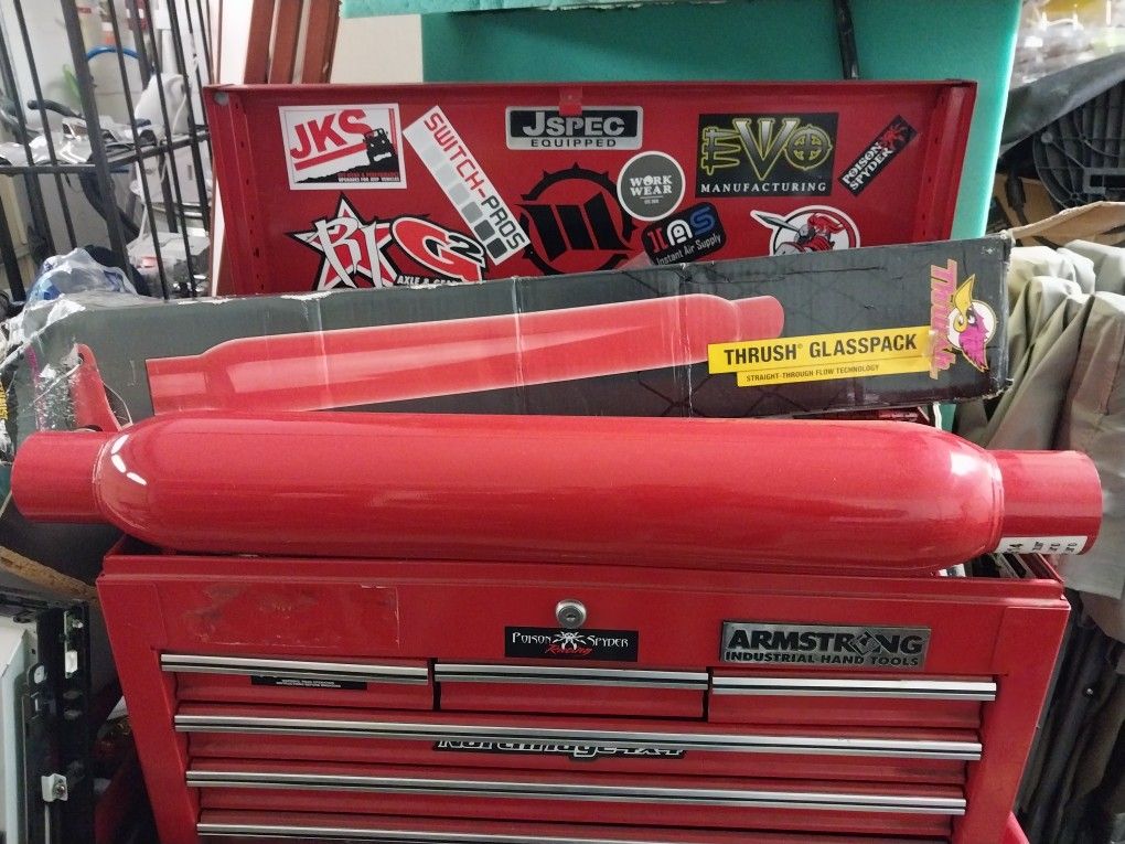 GLASS PACK MUFFLER