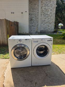 LG Washer And Electric Dryer