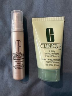 Clinique 7 Day Scrub Cream & Custom-Repair Serum Set