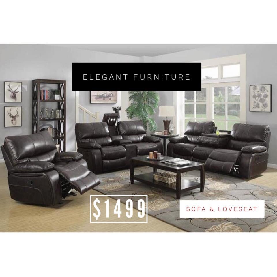 Sofa and Loveseat @Elegant Furniture