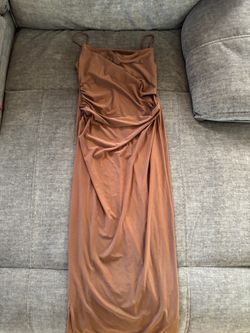 Brown long dress
