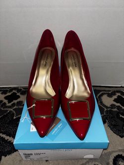 Comfort Plus by Predictions Red Heels W 8.5