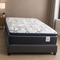 Queen Size Mattress 14” Inches Thick Pillow Top New From Factory  Excellent Comfort Also Available: Twin, Full And King Same Day Delivery 