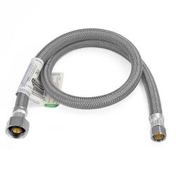 BrassCraft 30" Poly Braided Faucet Connector (1/2" FIP x 3/8" Compr.)