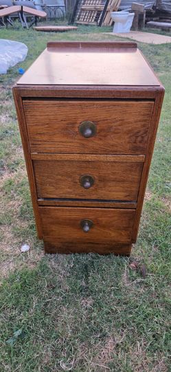 Wood Nightstand