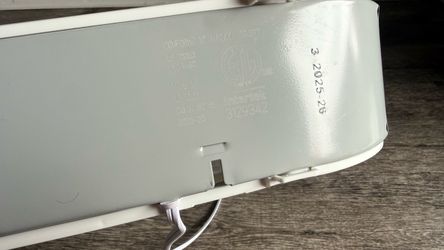 White Fluorescent Light Fixture