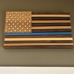 American Flag Blue One 