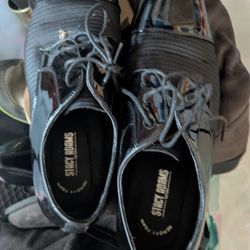 Stacy Adams Dress Shoes Black Men's Size 11 Like New 