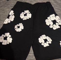 Black denim tears shorts