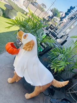 Halloween decor decoration seasonal dog statue