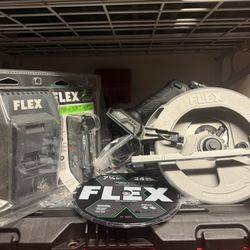 Flex 24V Brushless7 1/4 Circular Saw With Battery And Charger Brand New