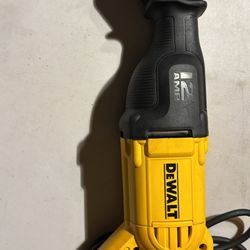 New Powerful Ryobi 12 AMP variable speed reciprocating saw. Has anti-vibe technology for smoother cutting. Max 3,000 SPM. Comes with original box and 