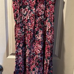 Vintage City Triangles Summer Dress Size 11 Near New