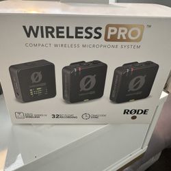 Rode Wireless pro mic