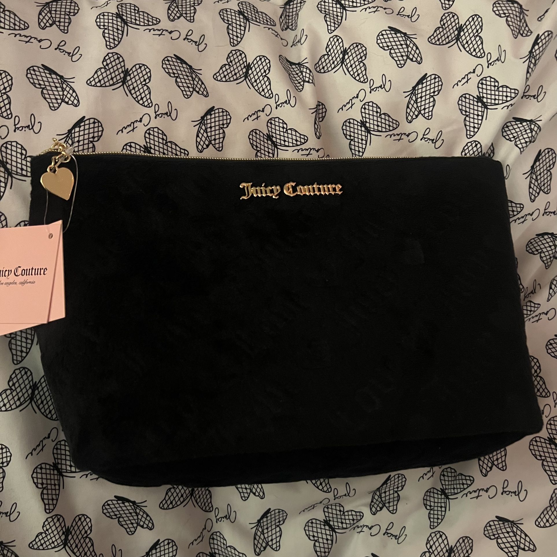 Juicy Couture Makeup Bag w Travel Size Bottle