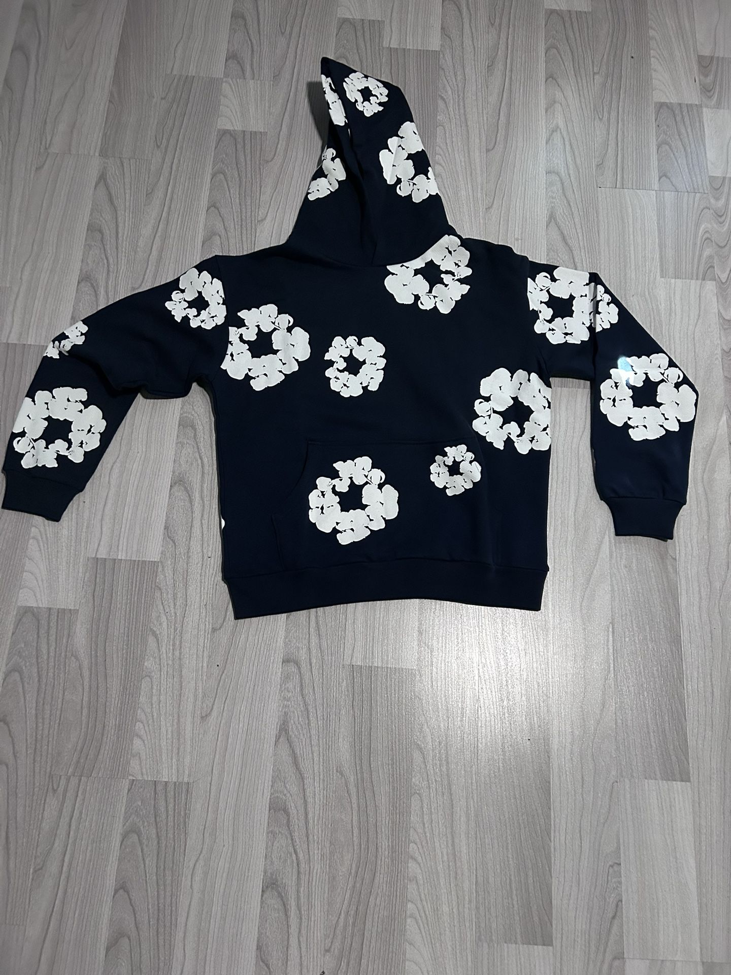 Navy Blue Denim Tears Hoodie