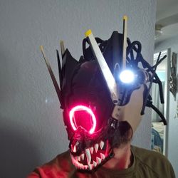 Custom monster mask. 