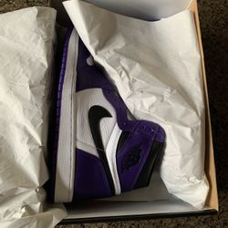 Air Jordan 1 Court Purple 2.0! Size 11 DS