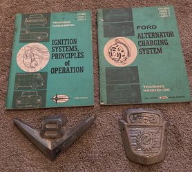 Vintage Ford F100 Pickup Emblems/repair Books