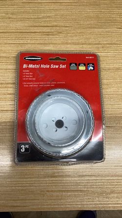 Warrior 3-Piece Bi-Metal Hole Saw Set