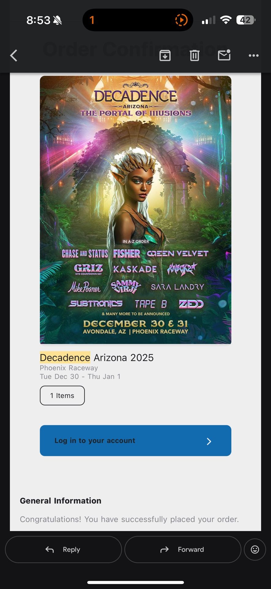 Decadence AZ GA 2025 