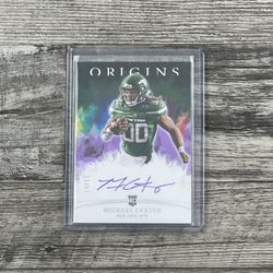 2021 Panini Origins Michael Carter Rookie Auto 14/17