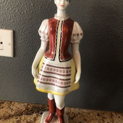 Hungarian Vintage Collection Hollohaza Girl Figurine 