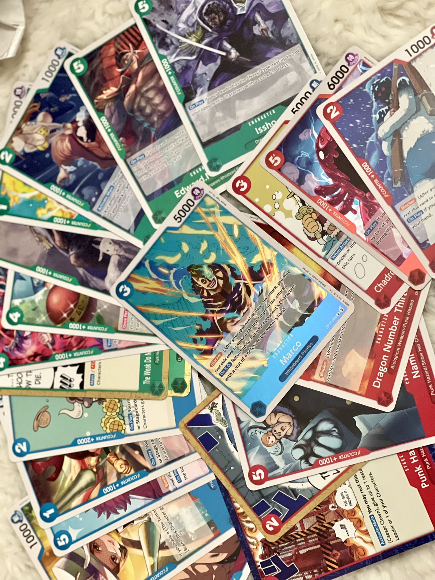 One Piece Op-10 Pack of 45 Cards (5 Foils/Holos)