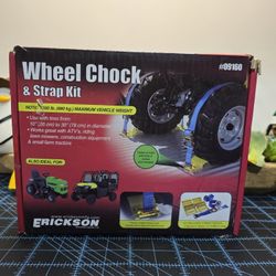 Wheel Chock And Strap Kit