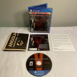 Metal Gear Solid 5 V: The Phantom Pain (Sony PlayStation 4, 2015) Tested & Works