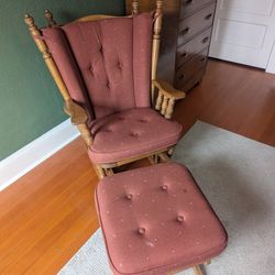 Rocking Chair & Ottoman 