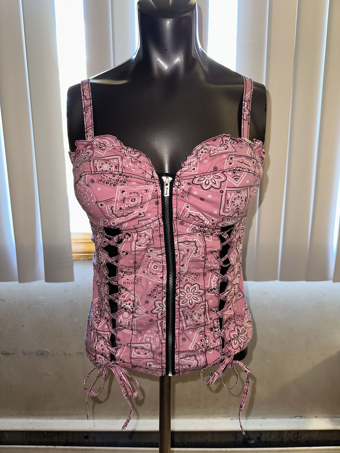 Royal Bones Corset Top Size Small
