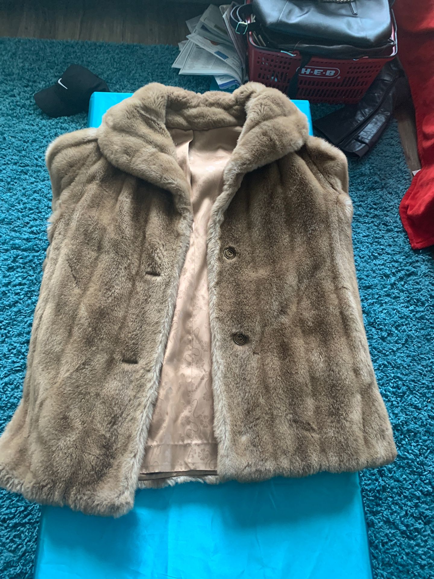 Faux fur small coat