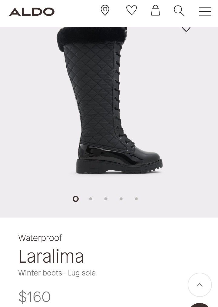 Aldo Boots Black New Size 6