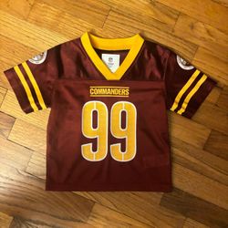 Washington Commanders jersey for kids. Size 2T 