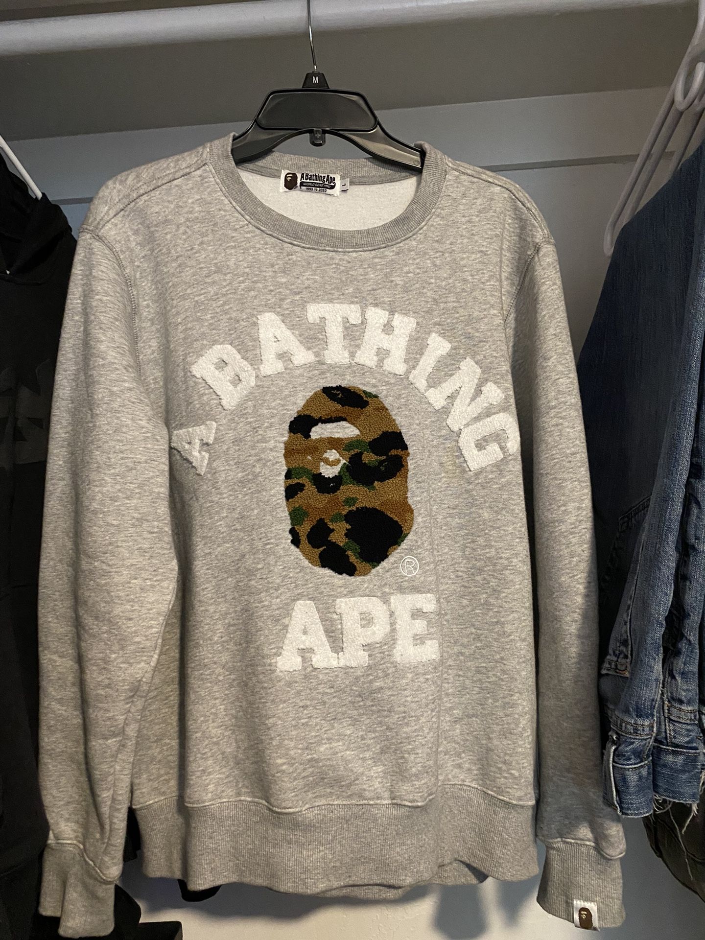 Bape Crewneck Gray