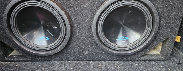 10 In Ilpine Knocker Speakers with box.