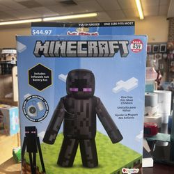 Minecraft Enderman Inflatable Child Costume for Boys, New in Box