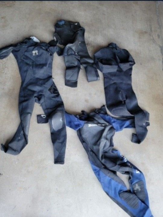 Random Old Wetsuits