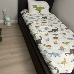 IKEA MALM Bed Frame w/ 2 Storage Drawers – Dark Brown