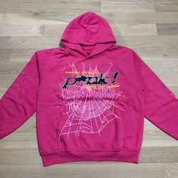 Pink Sp5der Hoodie 