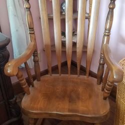 Antique Wooden Rocking chair  $75.00