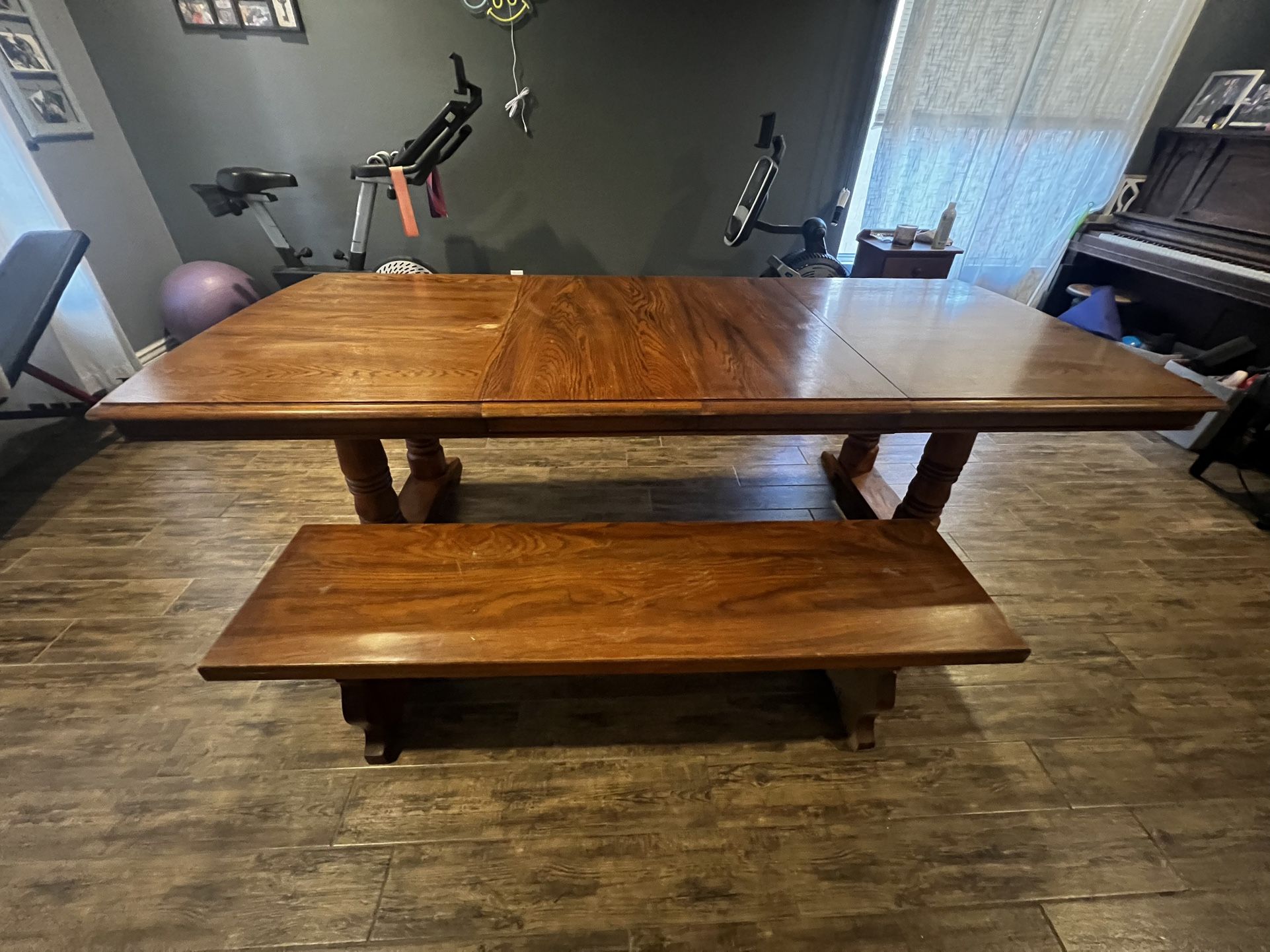 Dining Room Table With bench.