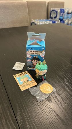 POP MART Zoro One Piece Figure with Box & Card