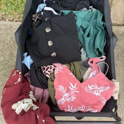 women’s tops/pants baby boy clothes wallets + more