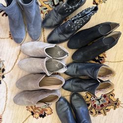 7 pairs of designer boots