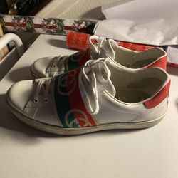 Tennis Originales Gucci Usados Una Limpiada Ocupan Size 9