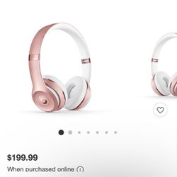 Pink Solo Beats 3 