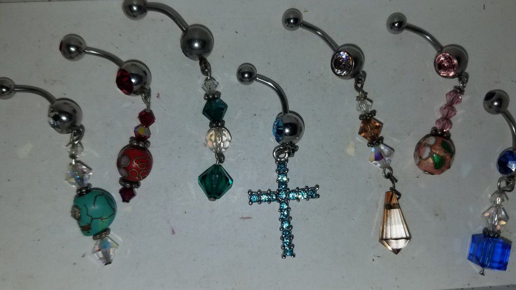 JEWELRY BELLY RINGS HAND CRAFTED BODY JEWELRY